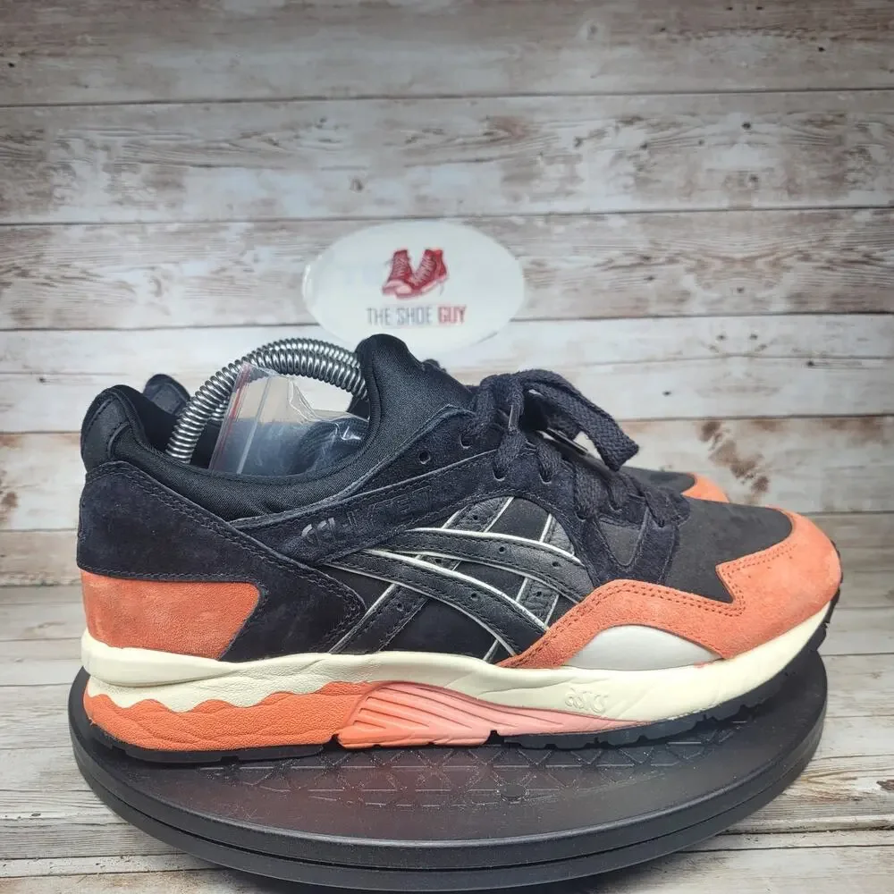 Asics Gel-Lyte V Trainers Women’s Size 8.5 Black Leather Comfort Running Shoes